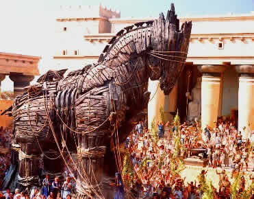 O Cavalo de Troia foi a artimanha encontrada pelos gregos para vencer a lendária guerra contra os troianos
